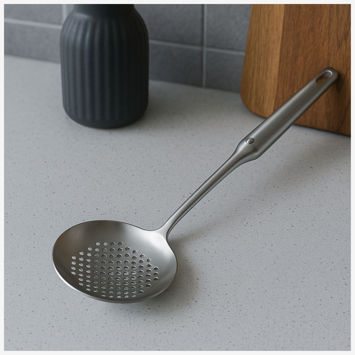 Espumadera Colador De Cocina Wens 38cm Acero Inoxidable