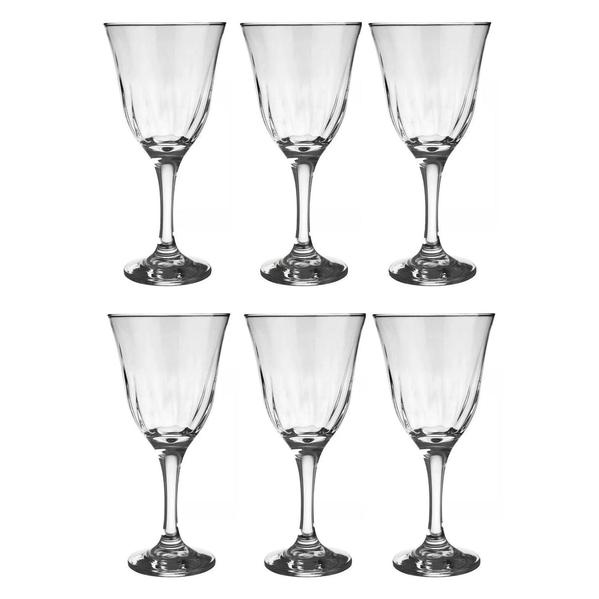Set 6 Copas Vino Lirio 250mL Nadir Coctail