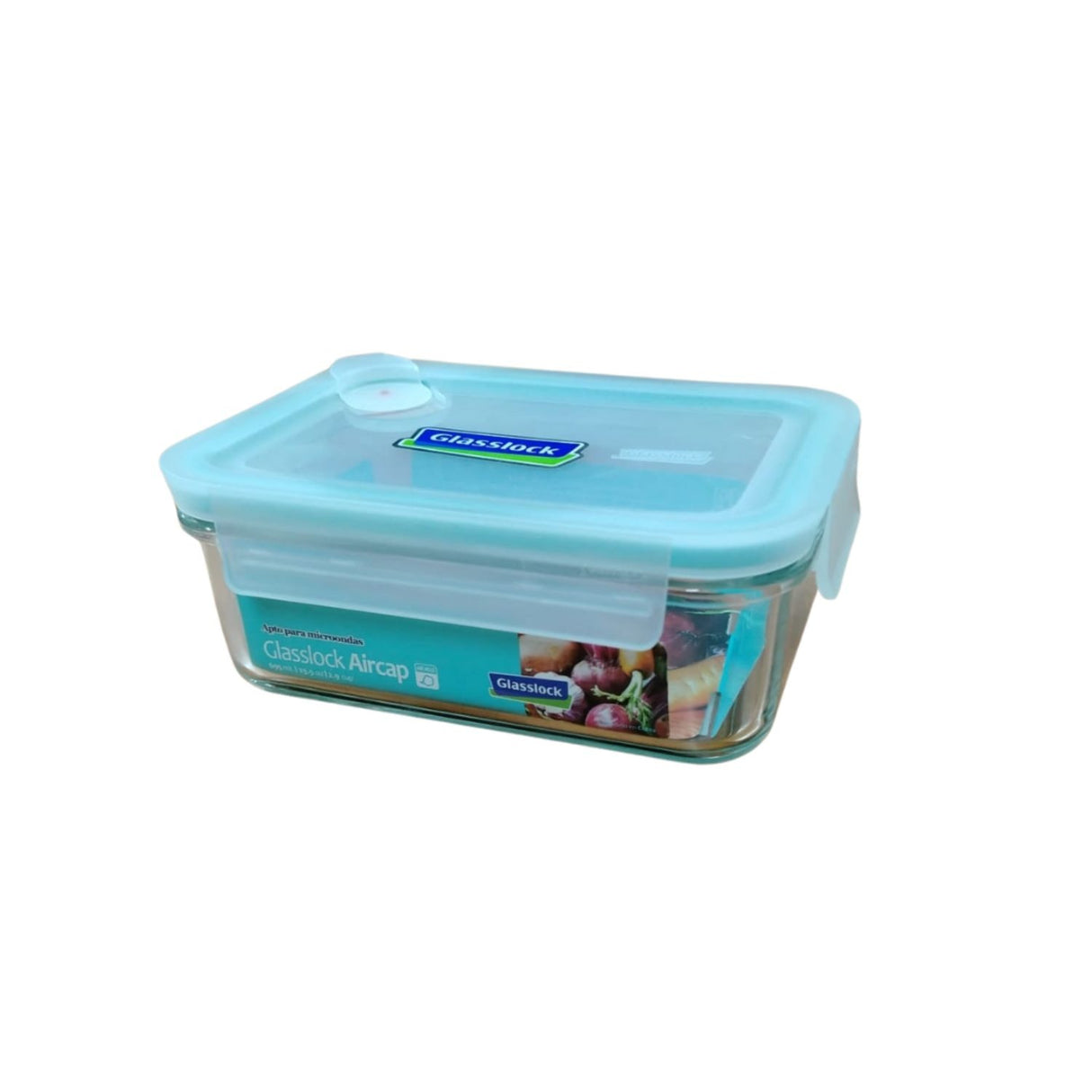 Contenedor De Vidrio Hermetico Rectangular 1000mL Glasslock