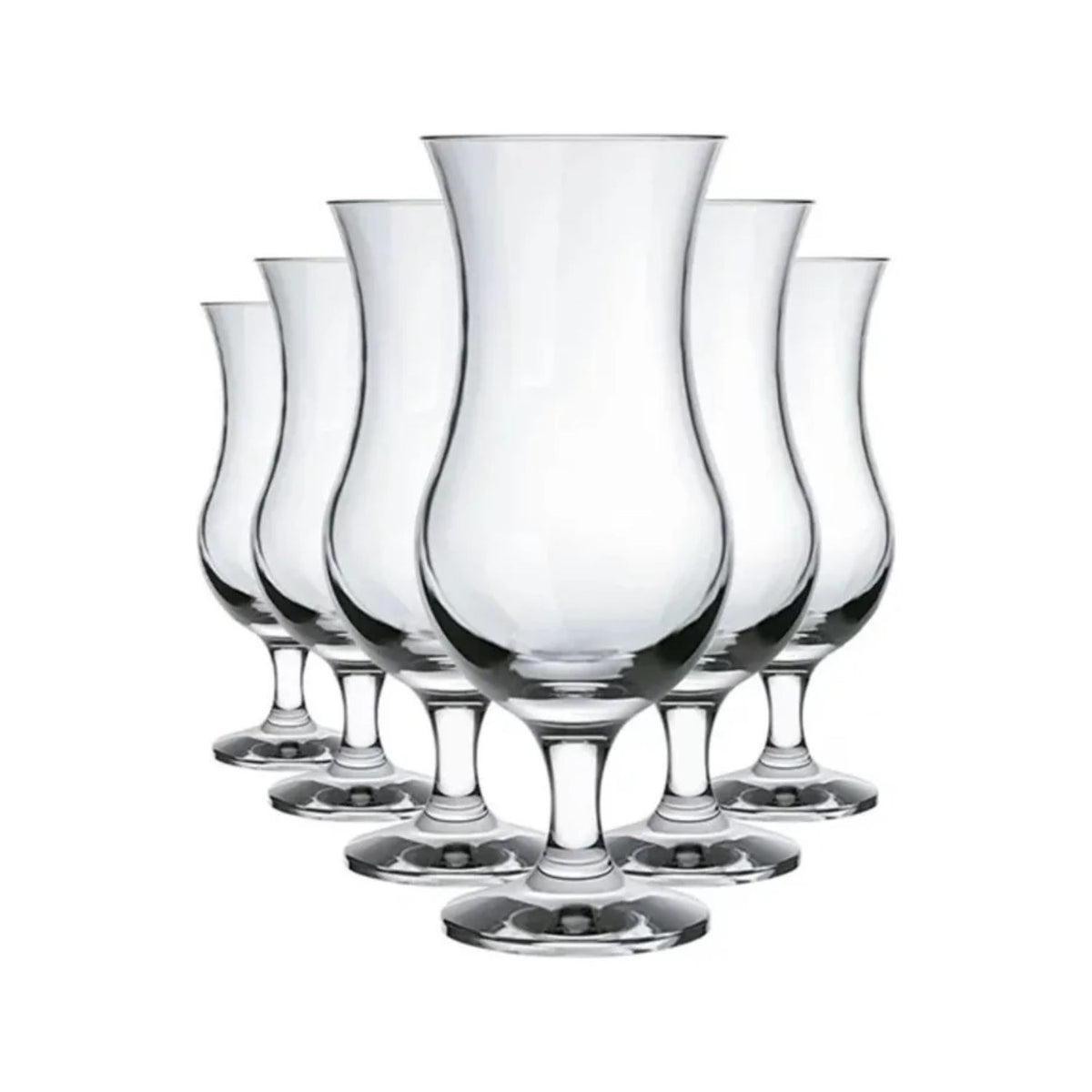 Set 6 Copas Windsor Cocktail 380 mL Vidrio Elegante Nadir
