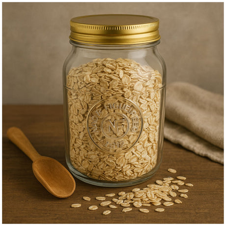 Frasco Americano Vintage Vidrio de 1500ml Estilo Retro Dorado-2