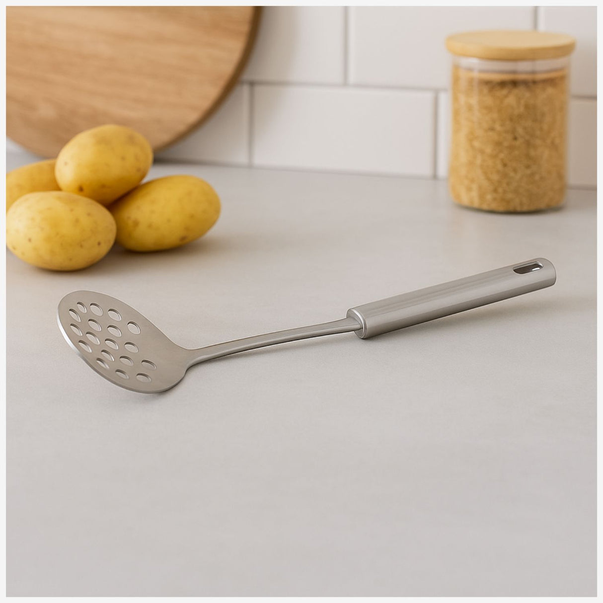 Machacador Triturador Wens De Papas Acero Inoxidable 22cm-1-1