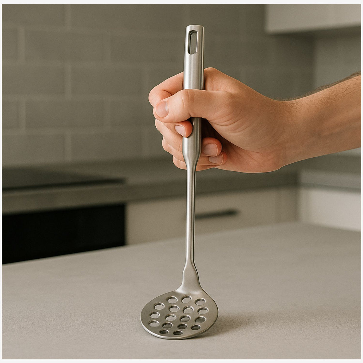 Machacador Triturador Wens De Papas Acero Inoxidable 22cm-1-3