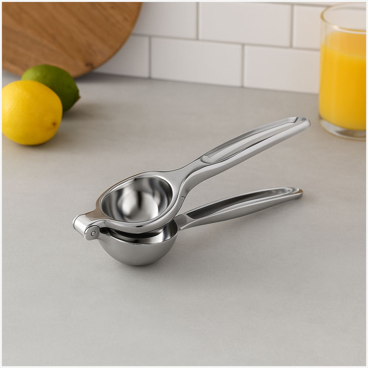 Exprimidor De Limon Wens Manual Metalico Profesional 23cm-1-1