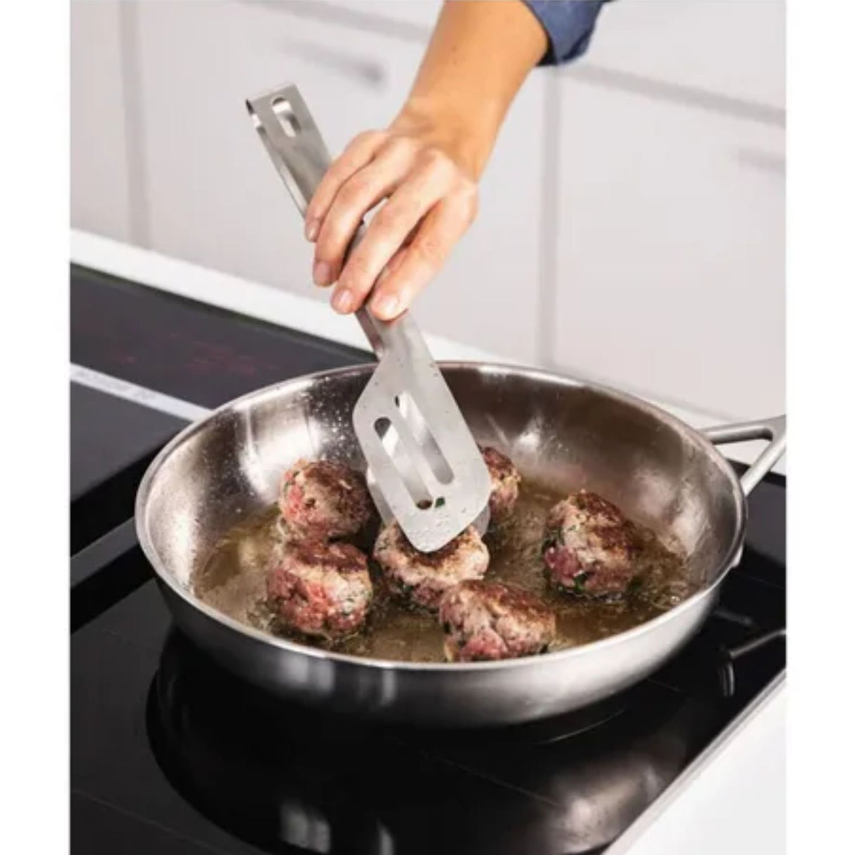 Pinzas Tenazas De Cocina Wens Multiuso Acero Inoxidable 26cm-3