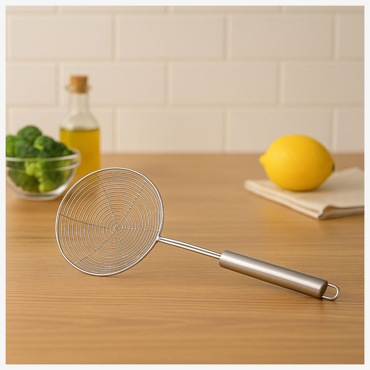 Colador Espumadera Wens Para Freír 14cm Acero Inoxidable-1-1