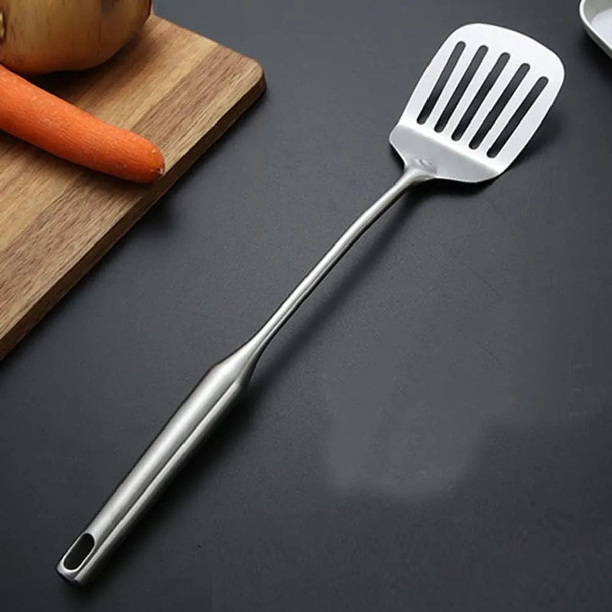Espatula Ranurada De Cocina Wens 39cm Acero Inoxidable-2