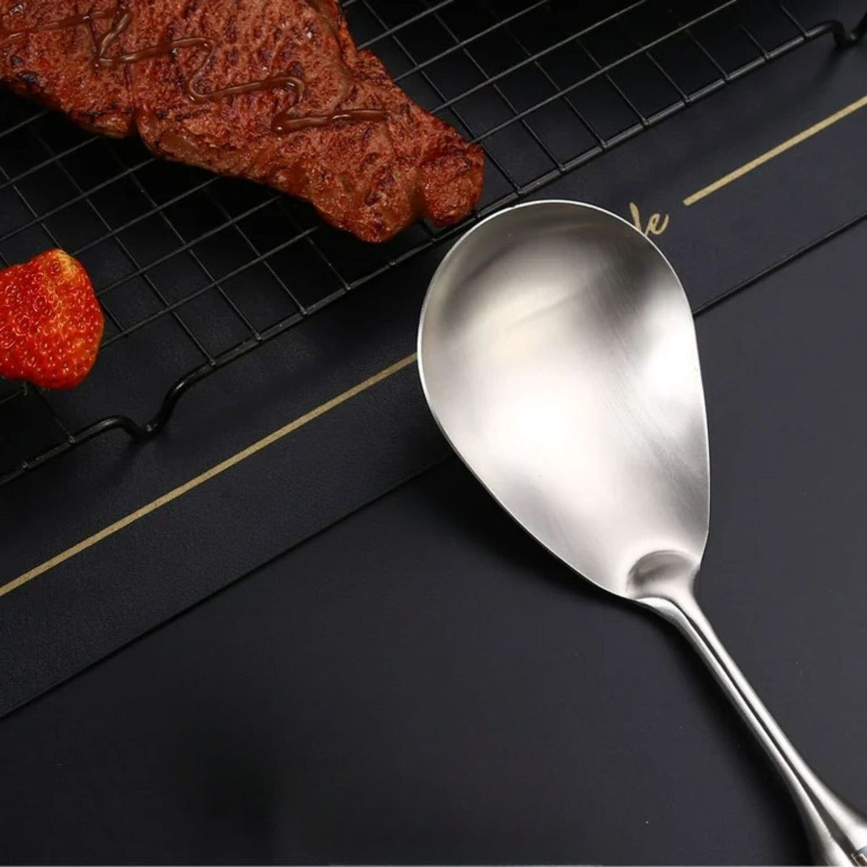 Cuchara Grande Wens 30cm Para Servir Acero Inoxidable-1-2