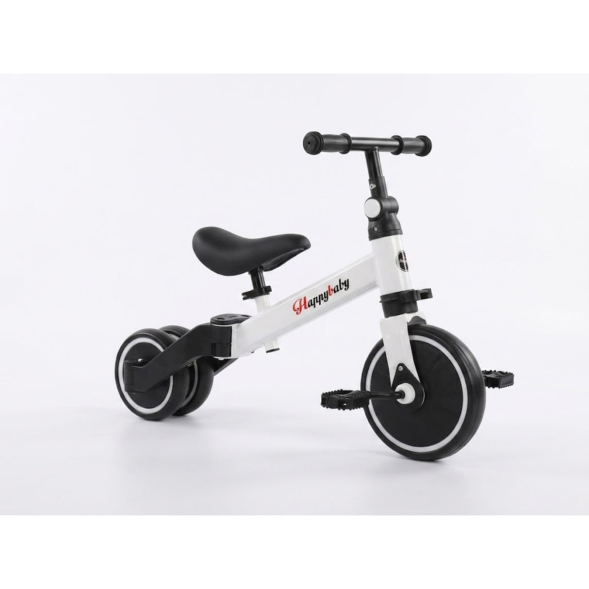 Bicicleta Equilibrio Plegable Infantil Acero 70cm Blanco