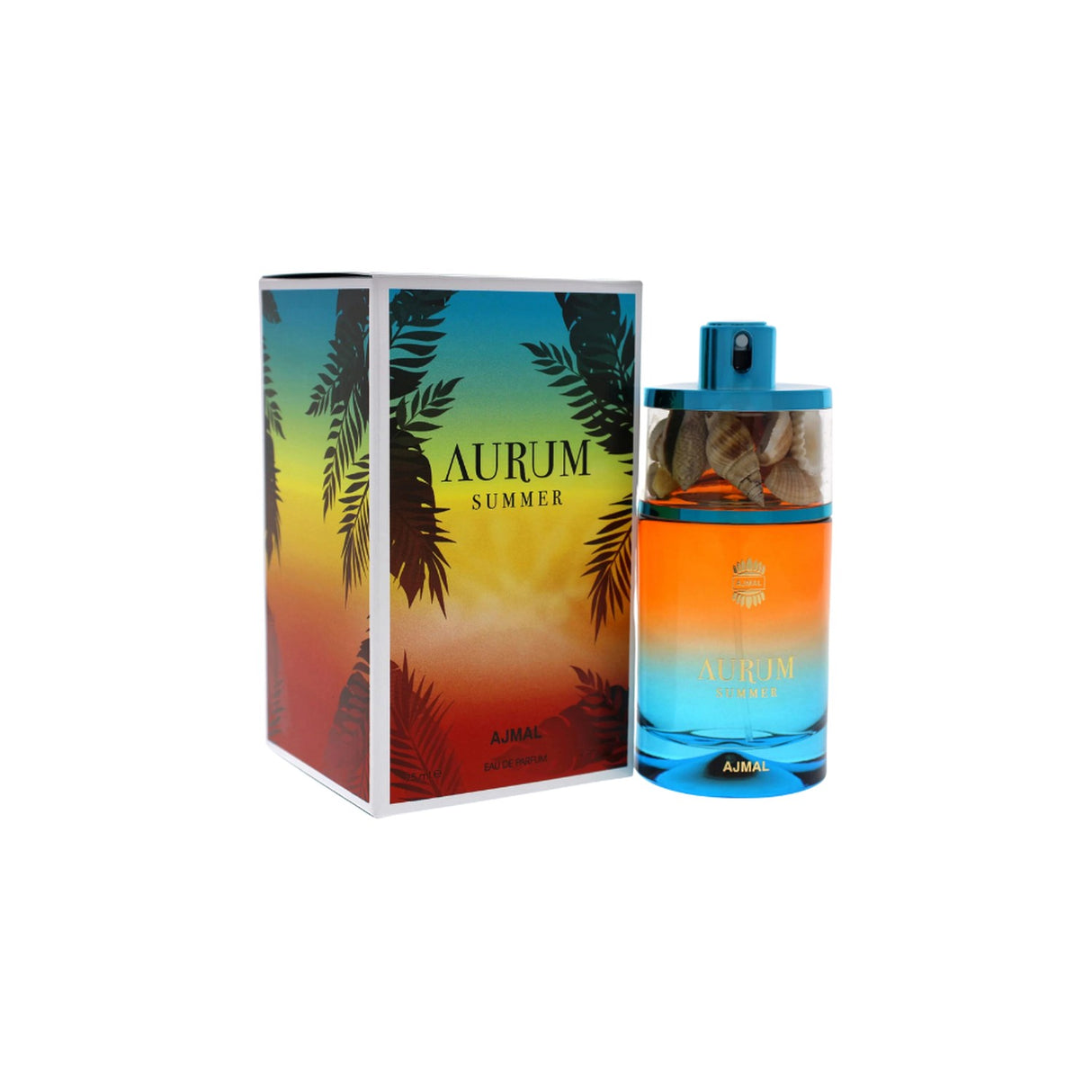 Ajmal Aurum Summer Edp 75 Ml Mujer. Perfume fresco y floral que resalta tu esencia. ¡Descúbrelo ahora y deslumbra con cada nota!-1