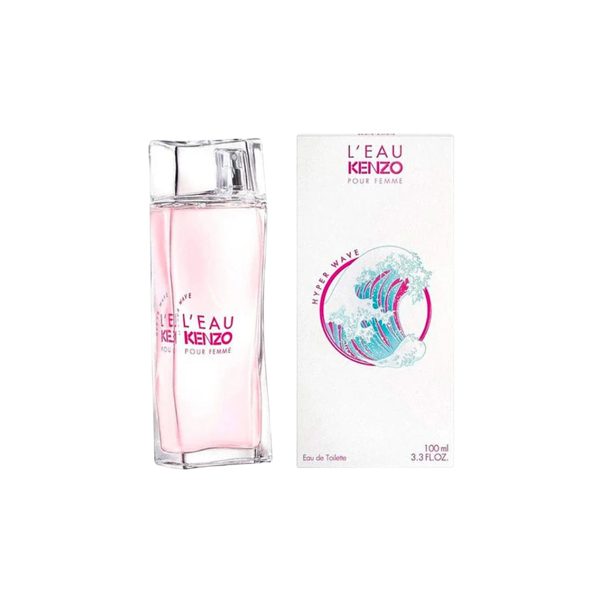 Kenzo L'eau Hyper Wave EDT 100 Ml Mujer, una fragancia fresca y vibrante que resalta tu esencia. ¡Descúbrelo ahora y siente la energía!-1