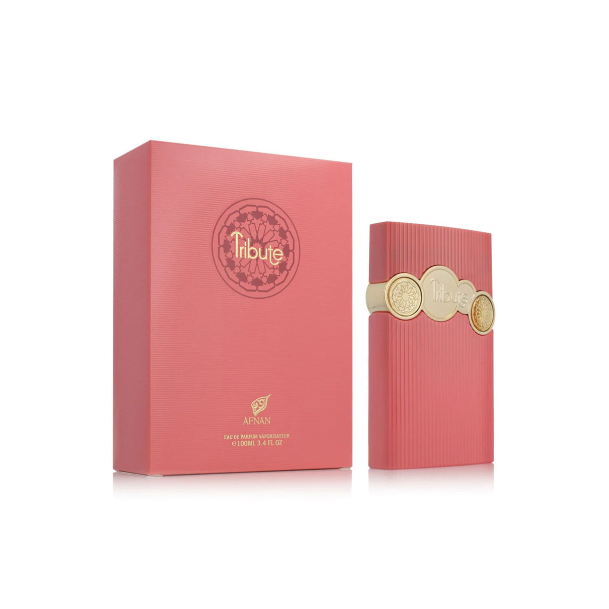 Afnan Tribute Pink Edp 100 Ml Mujer, una fragancia floral y fresca que resalta tu feminidad. ¡Descúbrelo ahora y deslumbra con cada aroma!-1