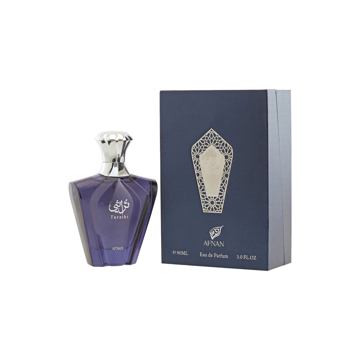 Afnan Turathi Blue Edp 90 Ml Hombre, una fragancia fresca y cautivadora que resalta tu personalidad. ¡Descúbrelo ahora y destaca en cada ocasión!-1