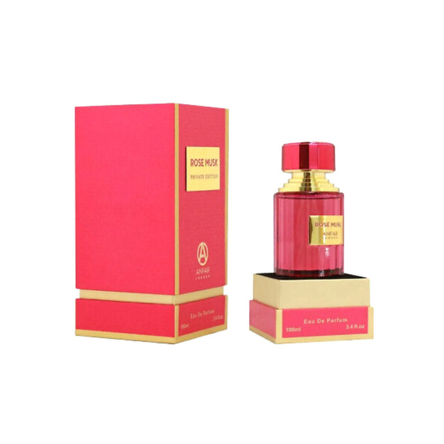 Anfar Rose Musk Edp 100 Ml Mujer, una fragancia floral irresistible que realza tu feminidad. ¡Descúbrelo y enamórate hoy mismo!-1