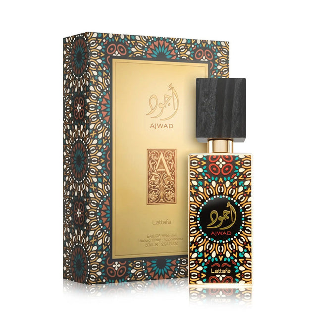 Lattafa Ajwad Edp 60 Ml Unisex, una fragancia cautivadora para todos. Perfecta para cualquier ocasión. ¡Descúbrela y compra hoy!-1