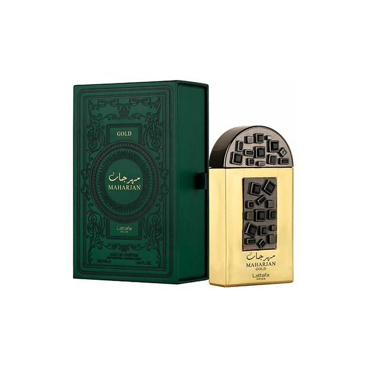 Lattafa Pride Maharjan Gold Edp 100 Ml Unisex. Perfume de larga duración con notas cautivadoras. ¡Descúbrelo y destaca tu esencia hoy!-1