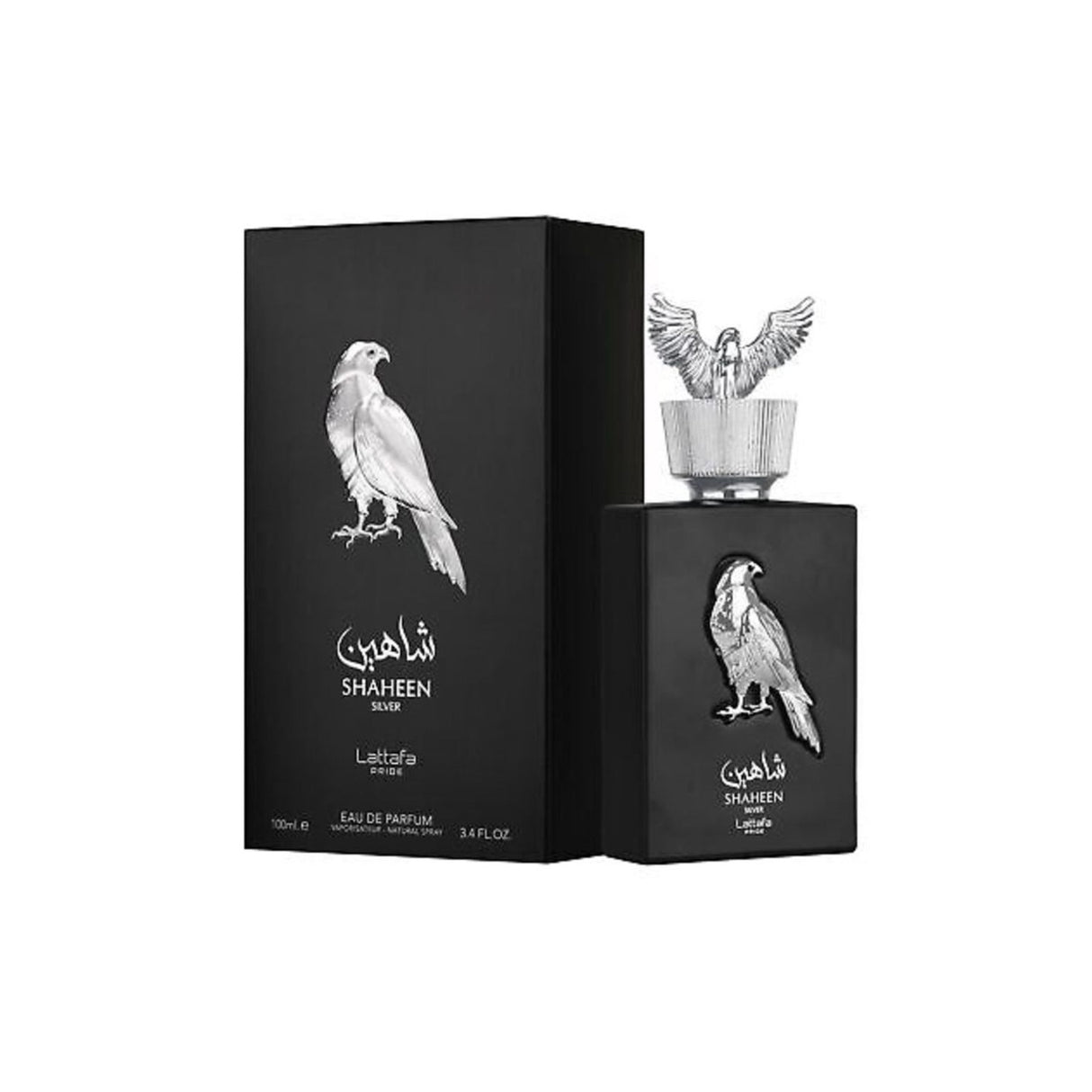 Lattafa Pride Shaheen Silver Edp 100 Ml Unisex. Fragancia única y duradera para todos. ¡Descúbrelo ahora y destaca tu esencia!-1