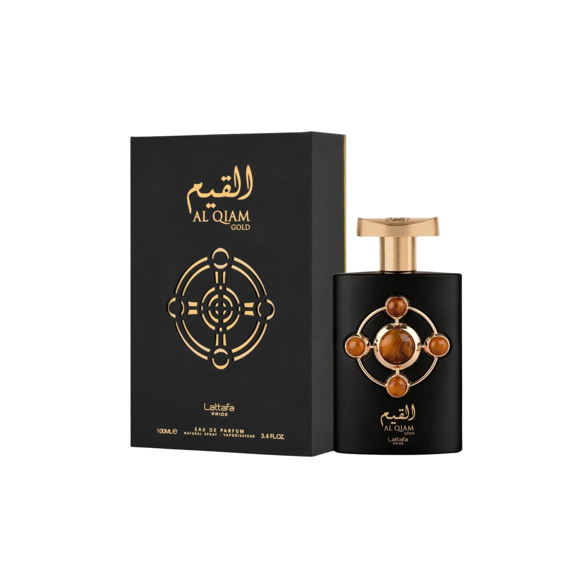Lattafa Pride Al Qiam Gold Edp 100ml Unisex. Perfume de larga duración que resalta tu esencia única. ¡Descúbrelo y compra hoy mismo!-1