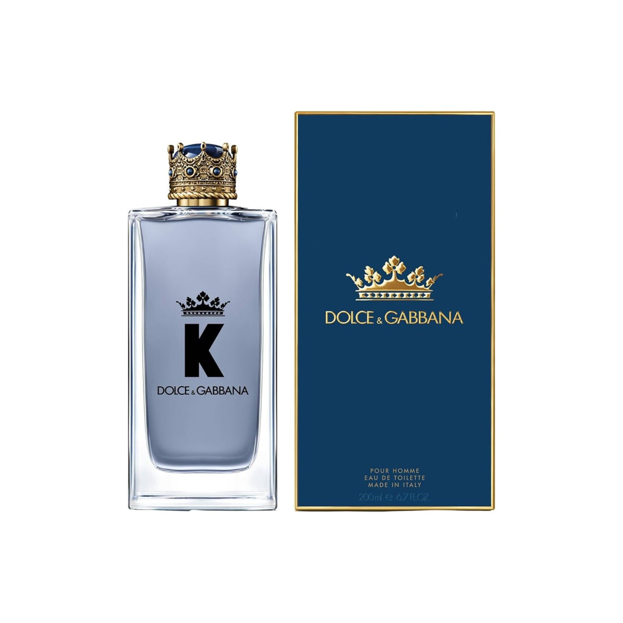 Dolce Gabbana King Edt 200ml Hombre, una fragancia intensa y sofisticada que resalta tu personalidad. ¡Descúbrelo ahora y conquista con tu aroma!-1