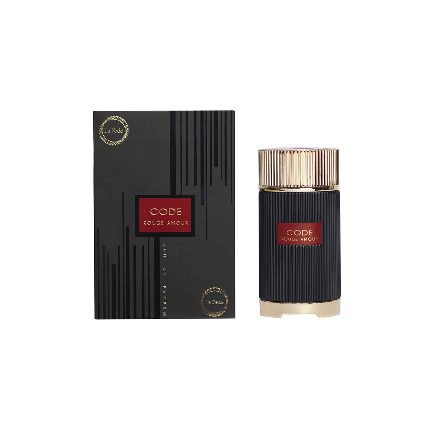 Khadlaj Code Rouge Amour edp 100ml Hombre, una fragancia seductora y duradera. Perfecta para dejar huella. ¡Descúbrela ahora!-1