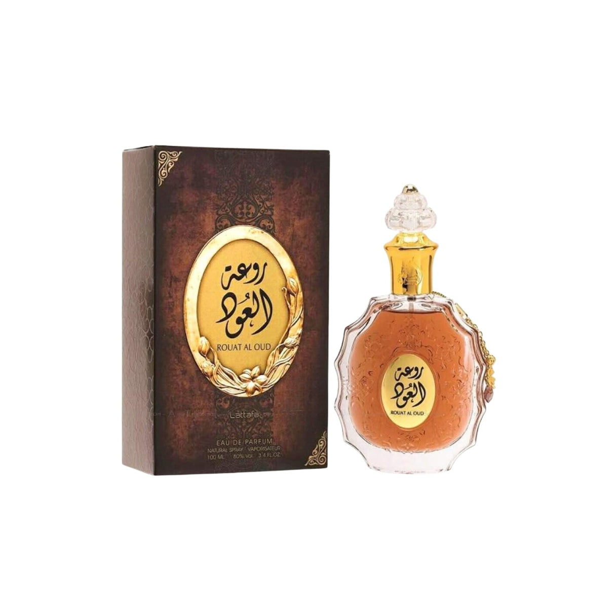 Lattafa Rouat Al Oud edp 100ml Unisex. Perfume exótico y duradero que resalta tu personalidad. ¡Descúbrelo ahora y deja huella!-1