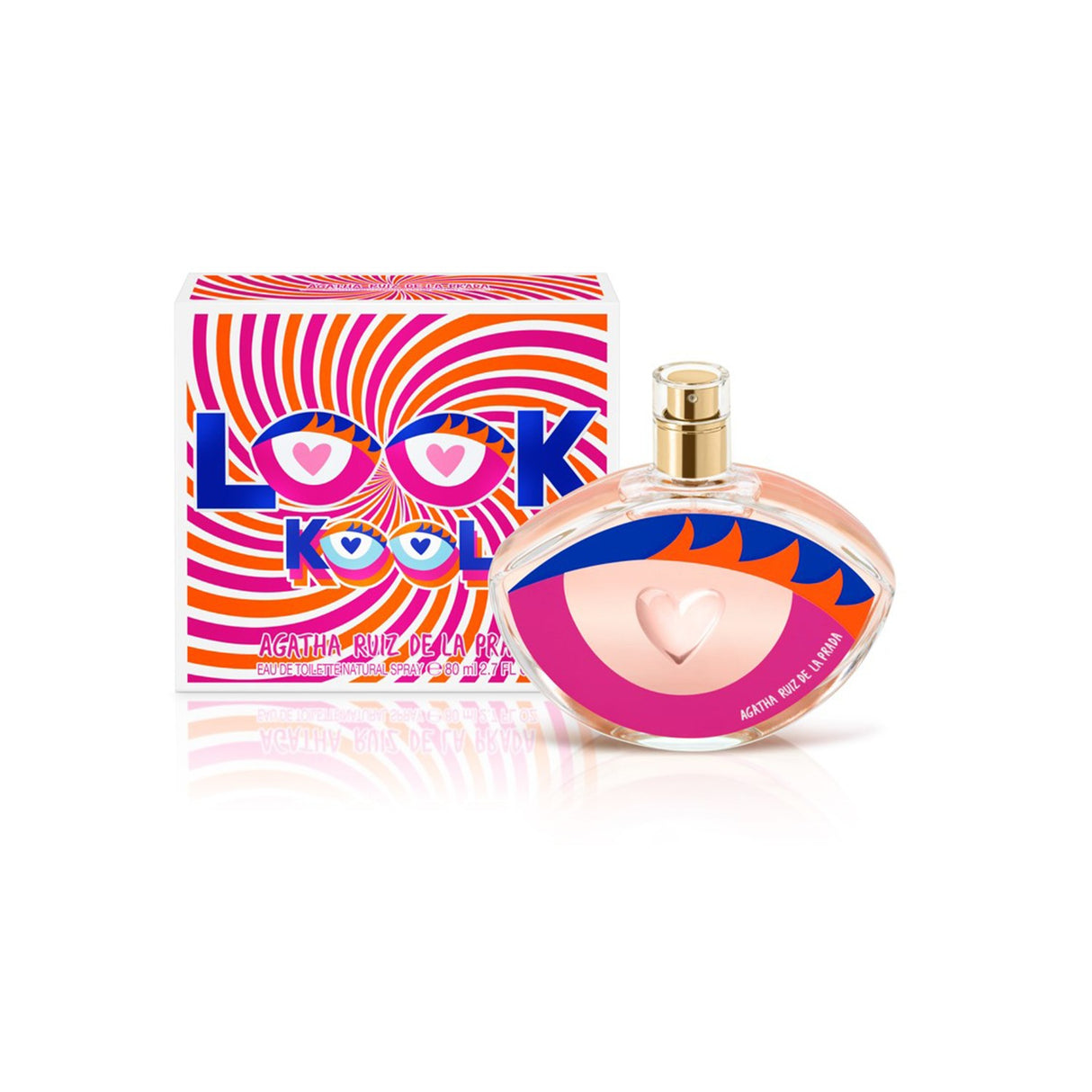 Agatha Ruiz De La Prada Look Kool Edt 80ml Mujer. Fragancia fresca y vibrante que resalta tu personalidad. ¡Descúbrela y siéntete única hoy!-1