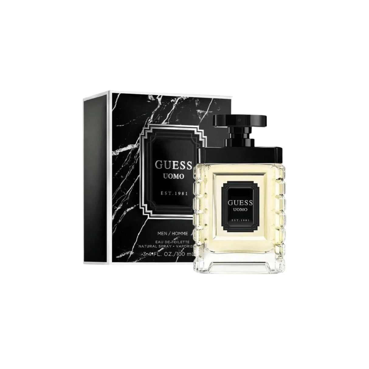 Guess Uomo Edt 100ml Hombre, una fragancia fresca y sofisticada para el hombre moderno. ¡Descúbrela ahora y destaca tu estilo!-1