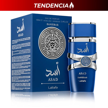 Lattafa Asad Zanzibar Edp 100ml Hombre. Fragancia intensa y duradera que realza tu personalidad. ¡Descúbrela y destaca hoy mismo!-1