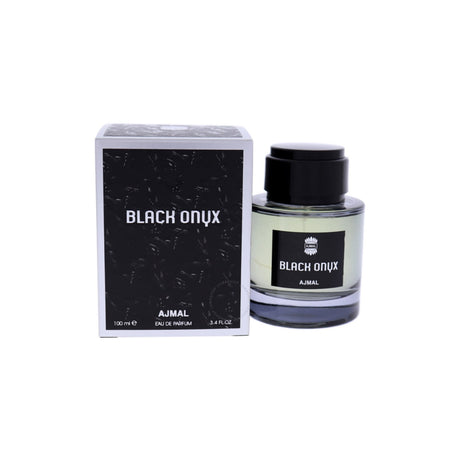 Ajmal Black Onyx Edp 100 Ml Hombre, una fragancia intensa y seductora que destaca tu personalidad. ¡Descúbrelo ahora y deja huella!-1