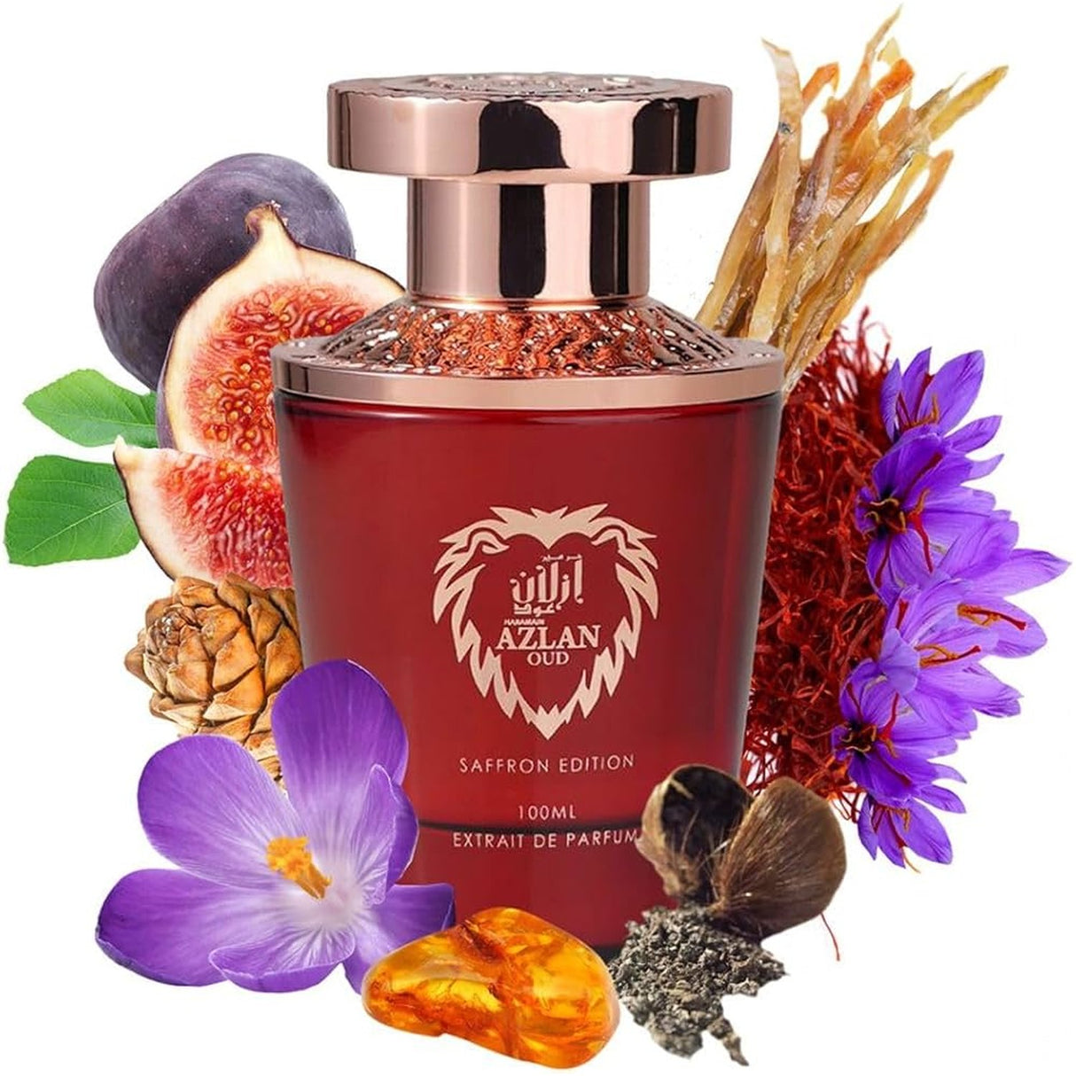 Al Haramain Azlan Oud Extrait De Parfum 100 Ml Mujer (Saffron Edition) ofrece una fragancia única y duradera. ¡Descúbrelo ahora y deslumbra con tu aroma!-2