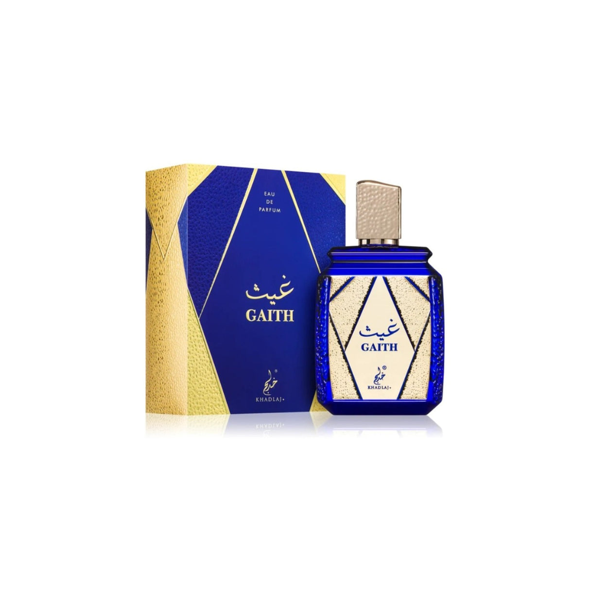 Khadlaj Gaith Edp 100 Ml Hombre, una fragancia intensa y sofisticada. Perfecta para destacar tu personalidad. ¡Descúbrela ahora!-1