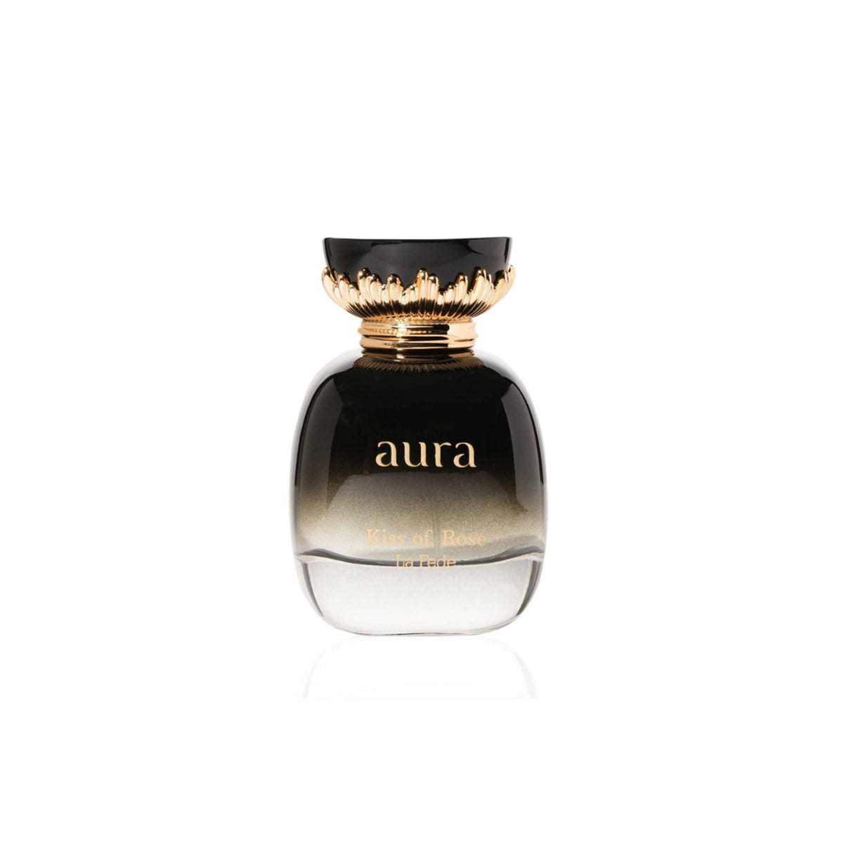 Khadlaj La Fede Aura Kiss Of Rose Edp 100 Ml Mujer. Perfume floral y seductor que realza tu esencia. ¡Descúbrelo ahora y enamórate!-2