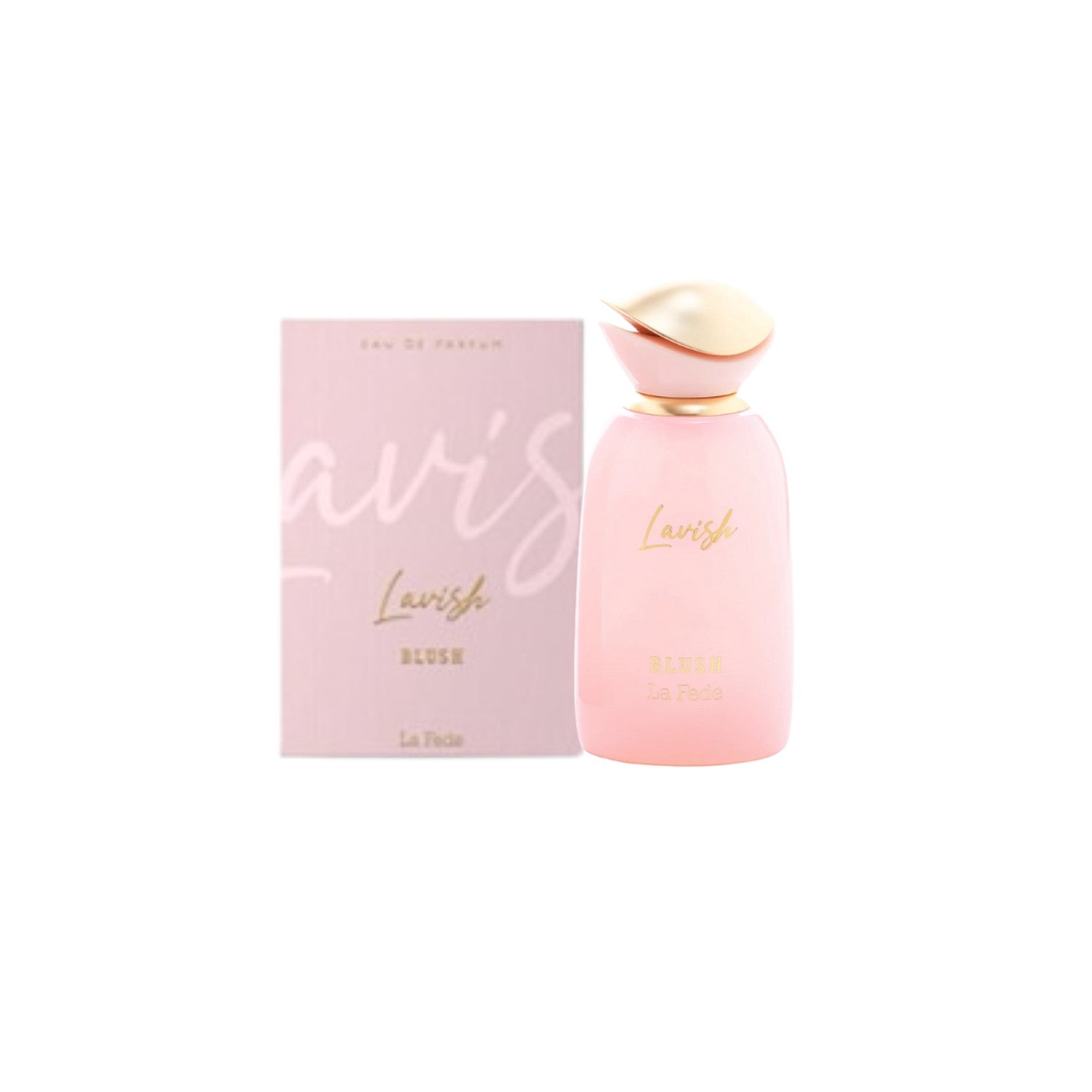 Khadlaj La Fede Lavish Blush Edp 100 Ml Mujer, una fragancia seductora y duradera. ¡Descúbrela ahora y resalta tu esencia única!-1