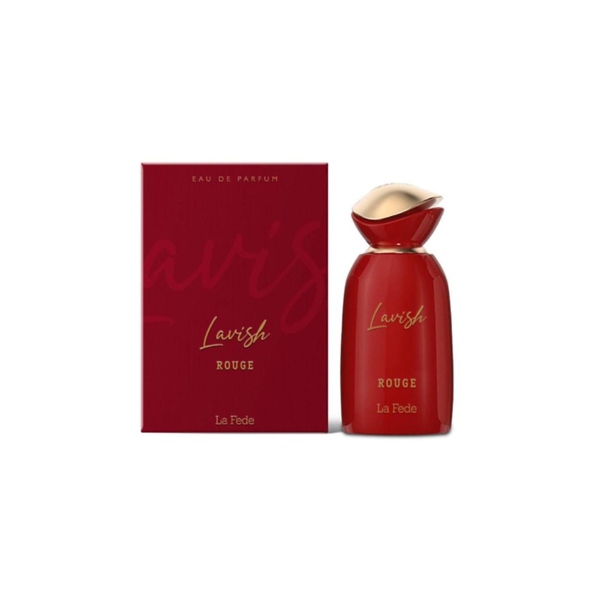 Khadlaj La Fede Lavish Rouge Edp 100 Ml Mujer, una fragancia seductora y duradera. ¡Descubre tu esencia única y cómpralo hoy!-1
