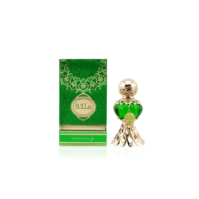 Khadlaj Malika Green Parfum Oil 15 Ml Mujer. Fragancia fresca y duradera que realza tu esencia. ¡Descúbrelo ahora y deslumbra con tu aroma!-1