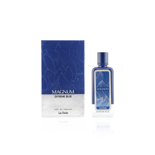 Khadlaj La Fede Magnum Extreme Blue Edp 100Ml Hombre. Fragancia intensa y duradera para el hombre moderno. ¡Descúbrelo ahora y destaca tu estilo!-1