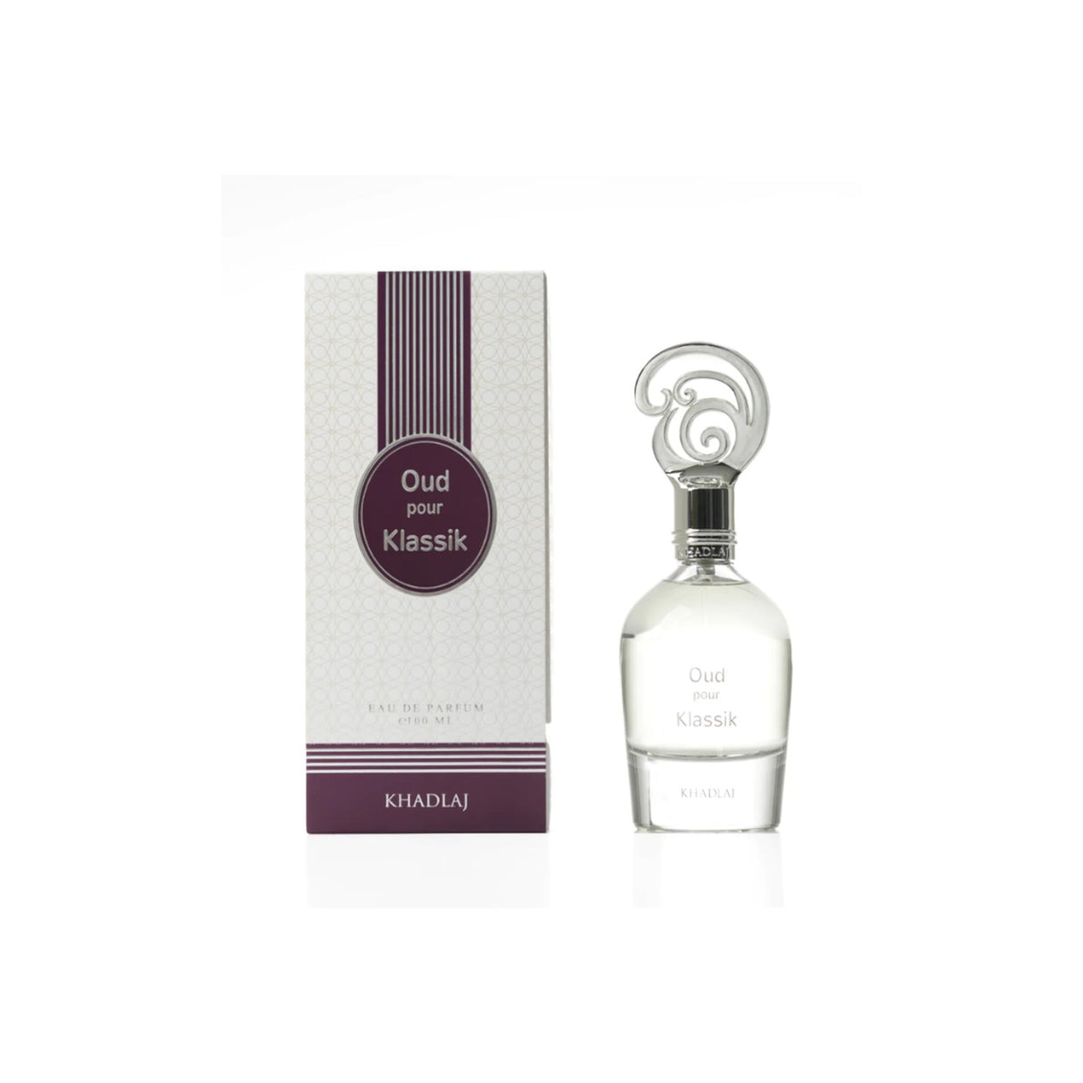 Khadlaj Oud Pour Klassic Edp 100 Ml Unisex, una fragancia envolvente y sofisticada. Perfecta para cualquier ocasión. ¡Descúbrela ahora!-1