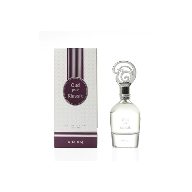 Khadlaj Oud Pour Klassic Edp 100 Ml Unisex, una fragancia envolvente y sofisticada. Perfecta para cualquier ocasión. ¡Descúbrela ahora!-1
