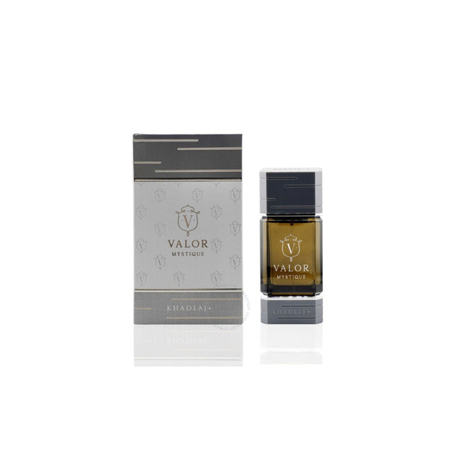 Khadlaj Valor Mystique Edp 100 Ml Unisex, una fragancia cautivadora para todos. Destaca tu personalidad única. ¡Descúbrelo ahora!-1