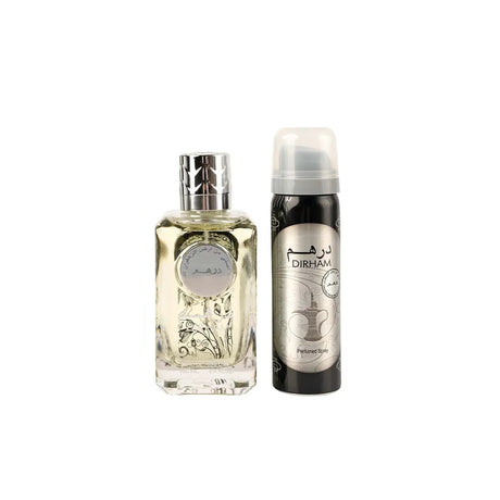 Ard Zaafaran Dirham Edp 100 Ml + Deo Spray 50 Ml Set De 2 Pcs Unisex. Perfume y desodorante que ofrecen frescura duradera. ¡Compra ahora y disfruta!-2
