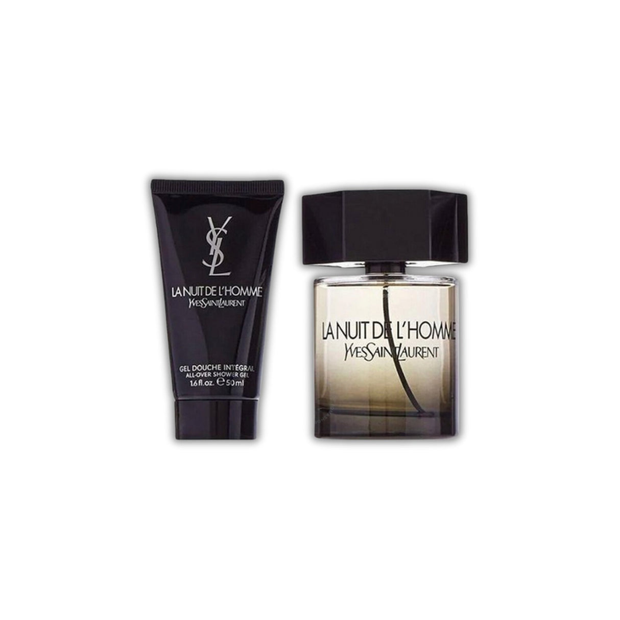 Yves Saint Laurent La Nuit De L' Homme Edt 100 Ml + Sg 50 Ml Set 2 Pcs. Perfume seductor y gel de ducha para un aroma irresistible. ¡Compra ahora y deslumbra!-2