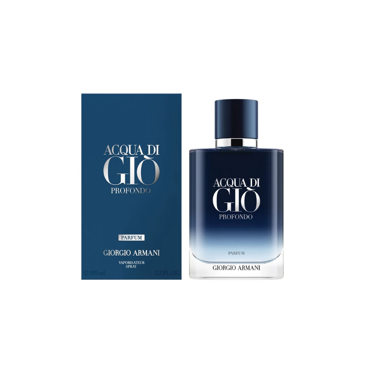 Acqua Di Gio Profondo Parfum Giorgio Armani 100ml Hombre. Fragancia intensa y fresca que resalta tu personalidad. ¡Descúbrelo ahora y destaca!-1