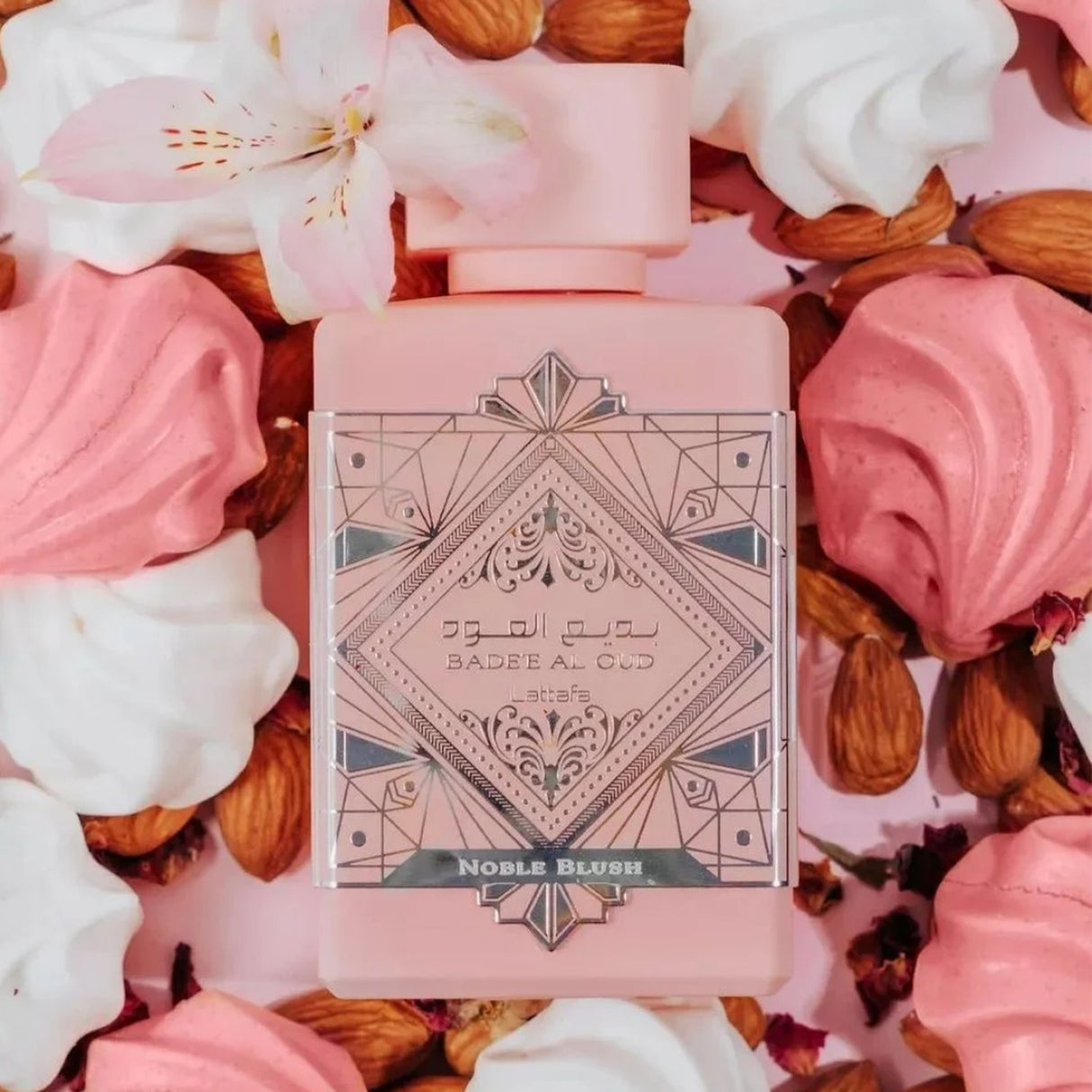 Lattafa Badee Al Oud Noble Blush Edp 100 Ml Mujer. Perfume exótico y duradero que realza tu esencia. ¡Descúbrelo ahora y deslumbra!-3