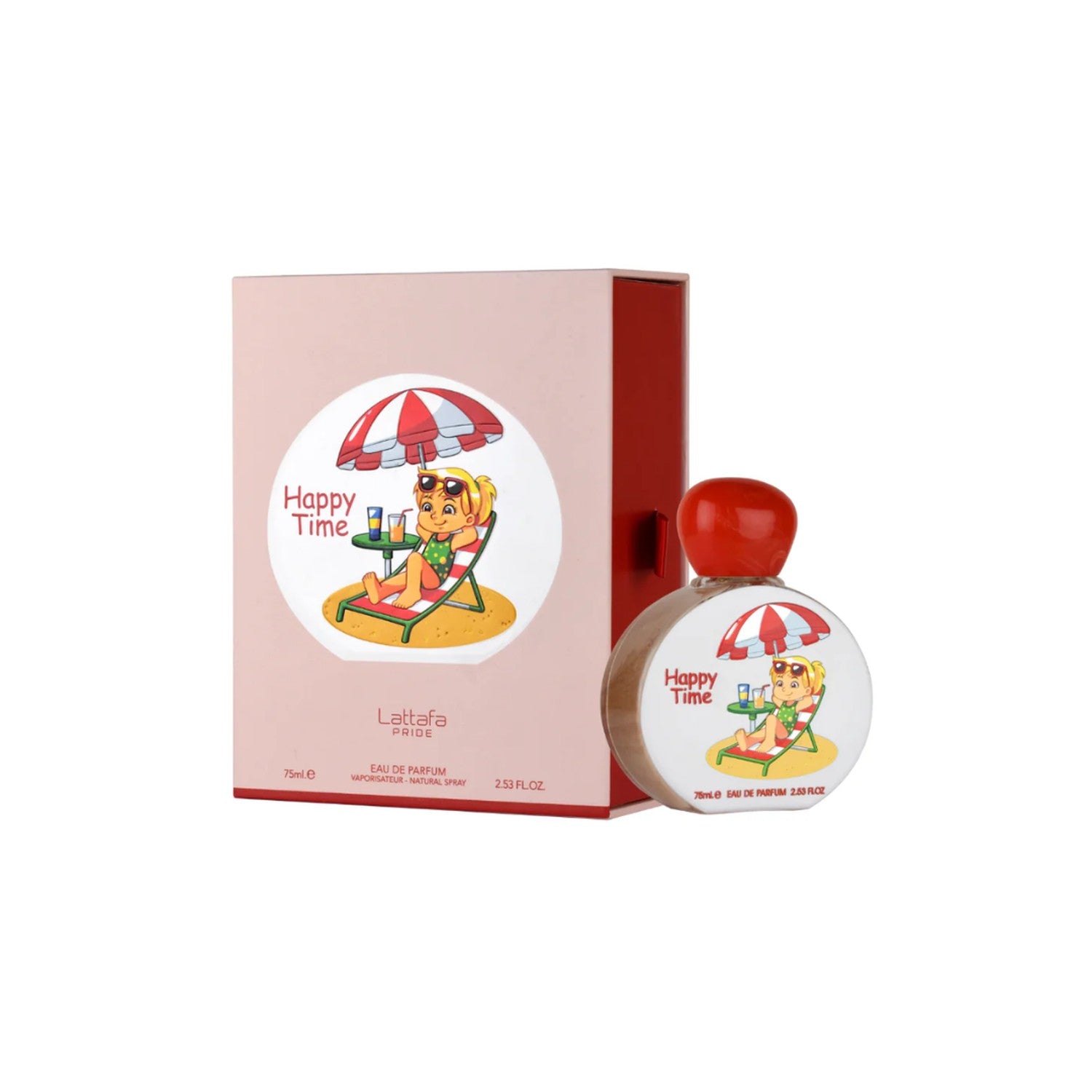 Lattafa Happy Time Edp 75 Ml Unisex. Perfume fresco y vibrante para cualquier ocasión. ¡Descúbrelo ahora y siente la felicidad en cada spray!-1