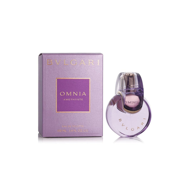 Bvlgari Omnia Amethyste Edt 100 Ml Mujer, una fragancia floral y fresca que realza tu elegancia. ¡Descúbrelo ahora y deslumbra con tu aroma!-1