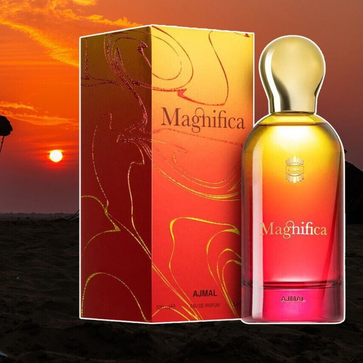 Ajmal Magnifica Women Edp 100 Ml Mujer. Perfume floral y fresco que realza tu esencia. ¡Descúbrelo ahora y deslumbra con cada nota!-3