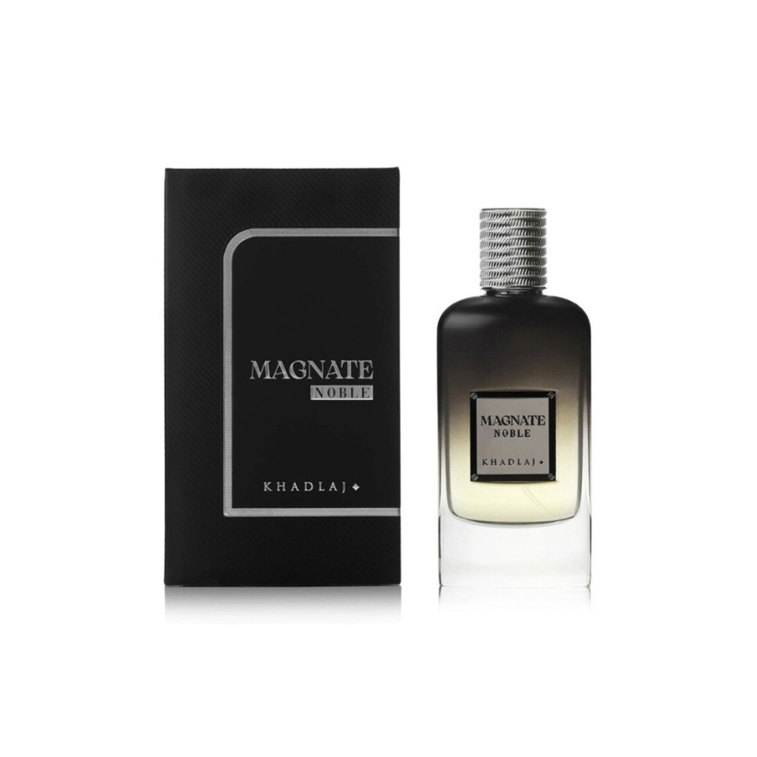 Khadlaj Magnate Noble Edp 100 Ml Hombre, una fragancia sofisticada y duradera que realza tu estilo. ¡Descúbrelo ahora y destaca en cada ocasión!-1