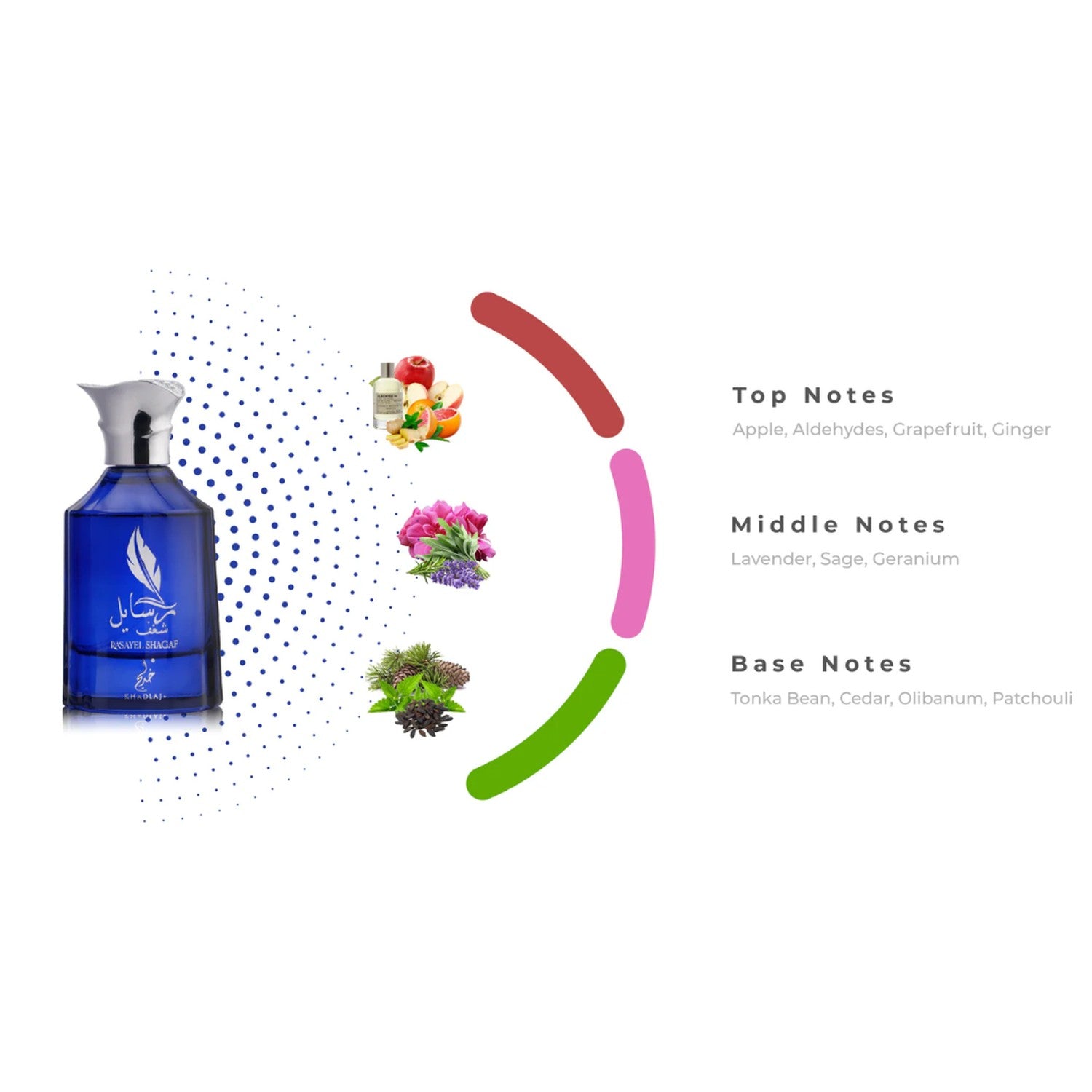 Khadlaj Rasayel Shagaf Edp 100 Ml Hombre, una fragancia intensa y duradera que resalta tu personalidad. ¡Descúbrela y marca la diferencia hoy!-3