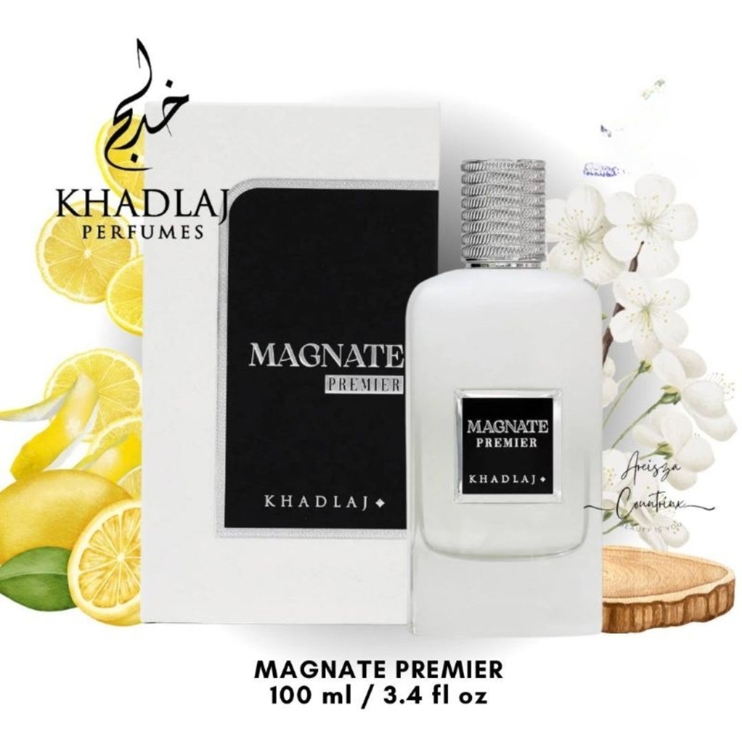 Khadlaj Magnate Premier Edp 100 Ml Unisex, una fragancia única que destaca tu personalidad. ¡Descúbrelo y atrévete a brillar hoy!-3