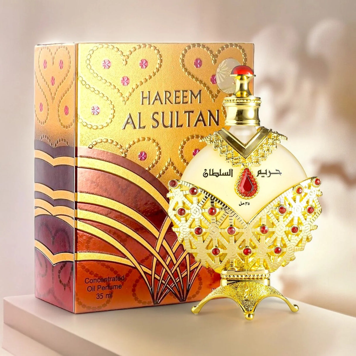 Khadlaj Hareem Al Sultan Gold Parfum Oil 35 Ml Unisex. Fragancia lujosa y duradera para todos. ¡Descúbrelo ahora y eleva tu estilo!-3